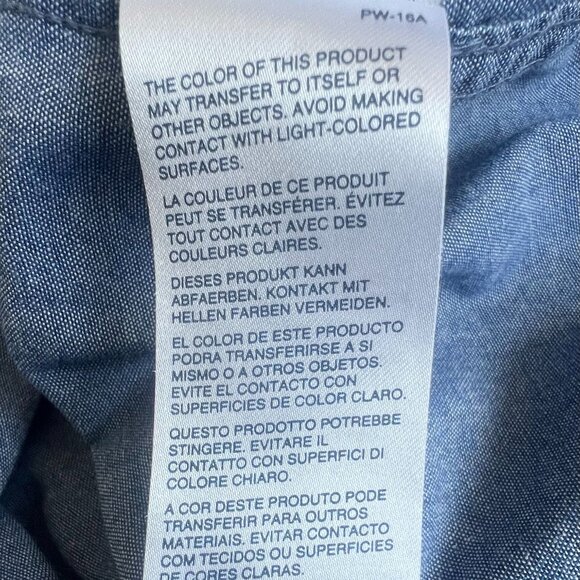 Tommy Hilfiger Chambray Surfboard Shirt Size S - Picture 12 of 13